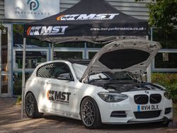 White BMW 1 Series - ARC-8 in Anthracite