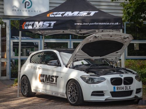 White BMW 1 Series - ARC-8 in Anthracite