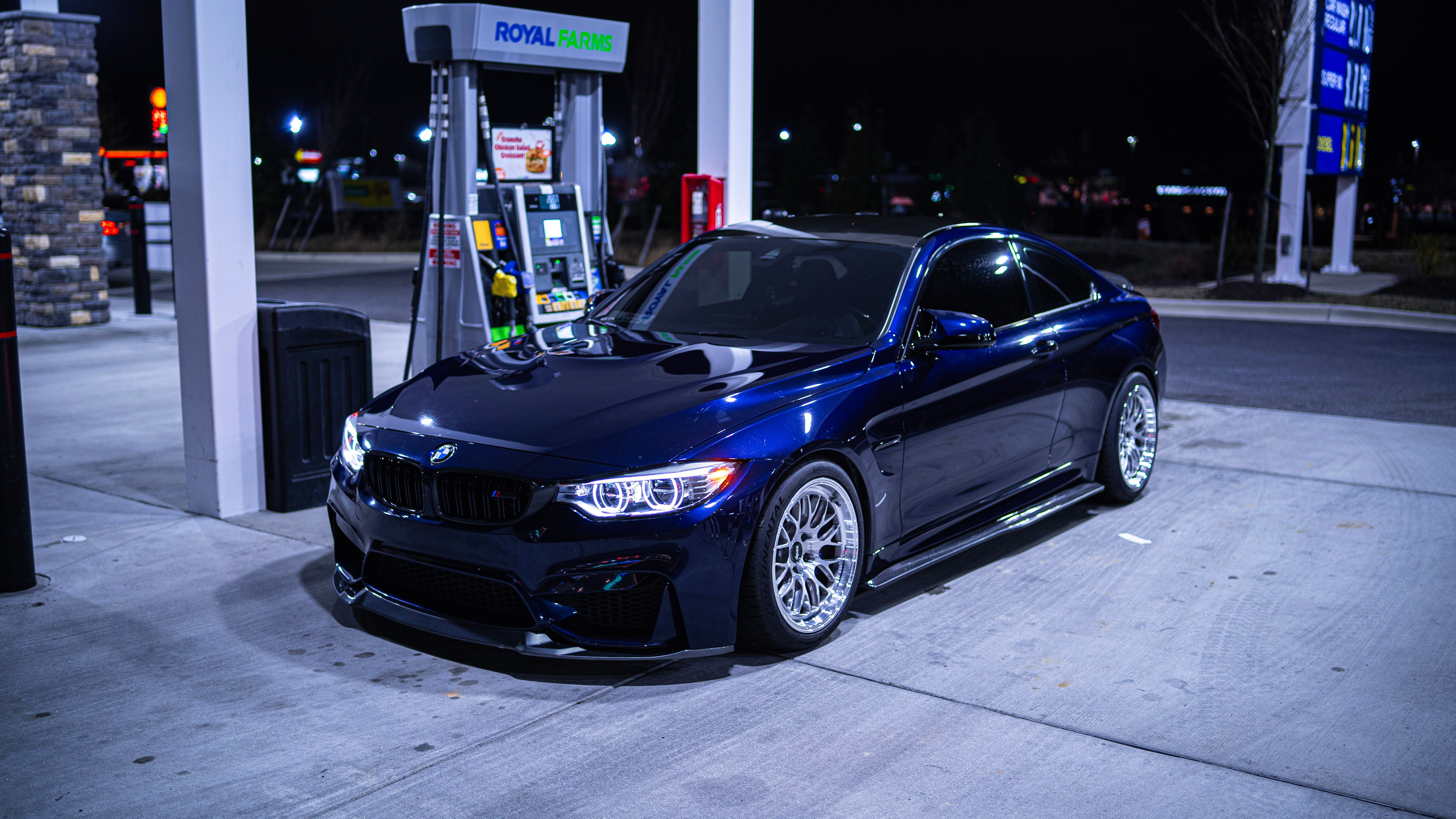 Blue BMW M4 - ML-10RT in Machined Lip Brushed Clear