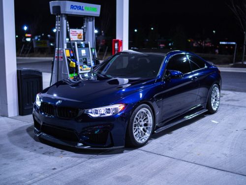 Blue BMW M4 - ML-10RT in Machined Lip Brushed Clear
