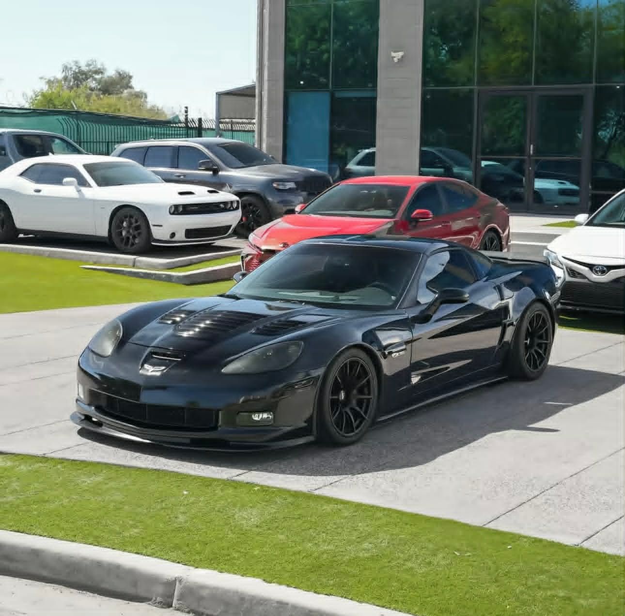 Black Chevrolet Corvette - SM-10 in Satin Black