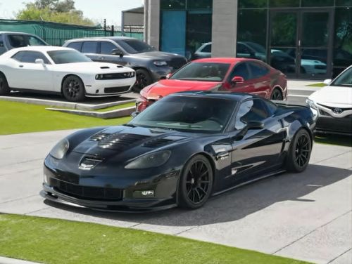 Black Chevrolet Corvette - SM-10 in Satin Black