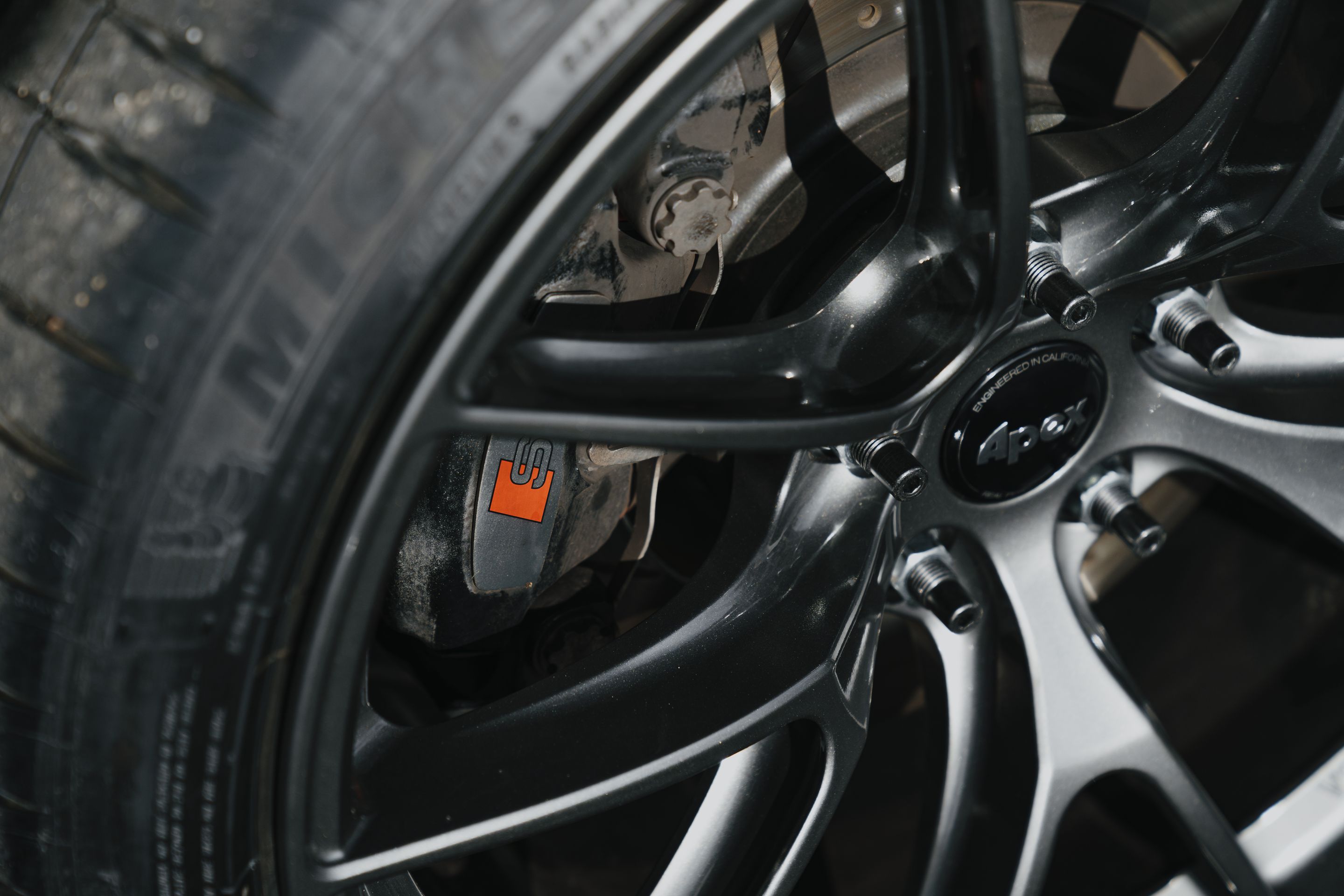 Grey Audi B8 S4 with 19" VS-5RS Apex wheels in Anthracite