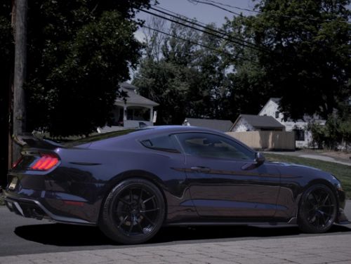 Purple Ford Mustang - VS-5RS in Satin Black