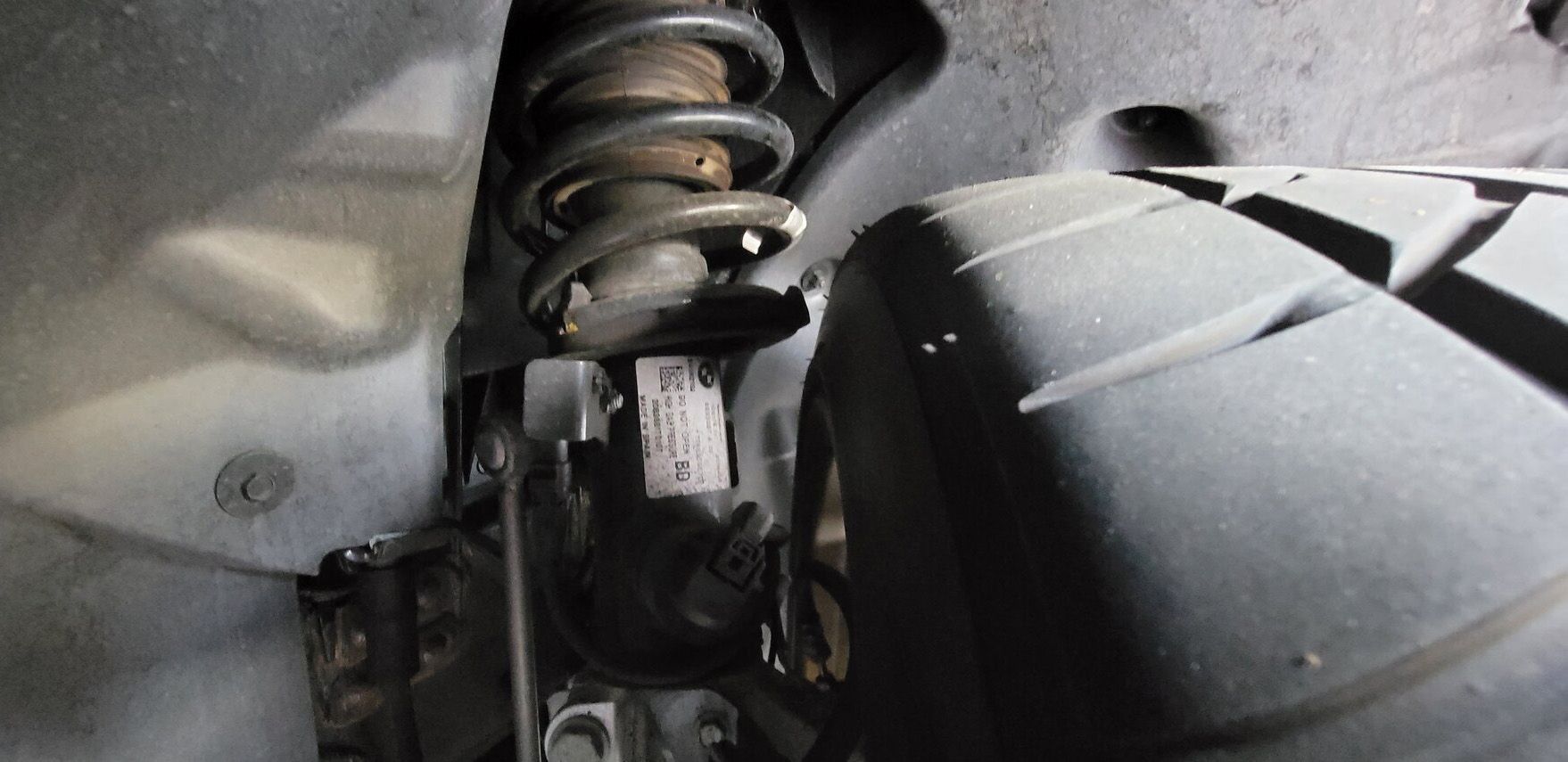 Grey Toyota GR Supra with 18" SM-10 Apex wheels in Satin Bronze