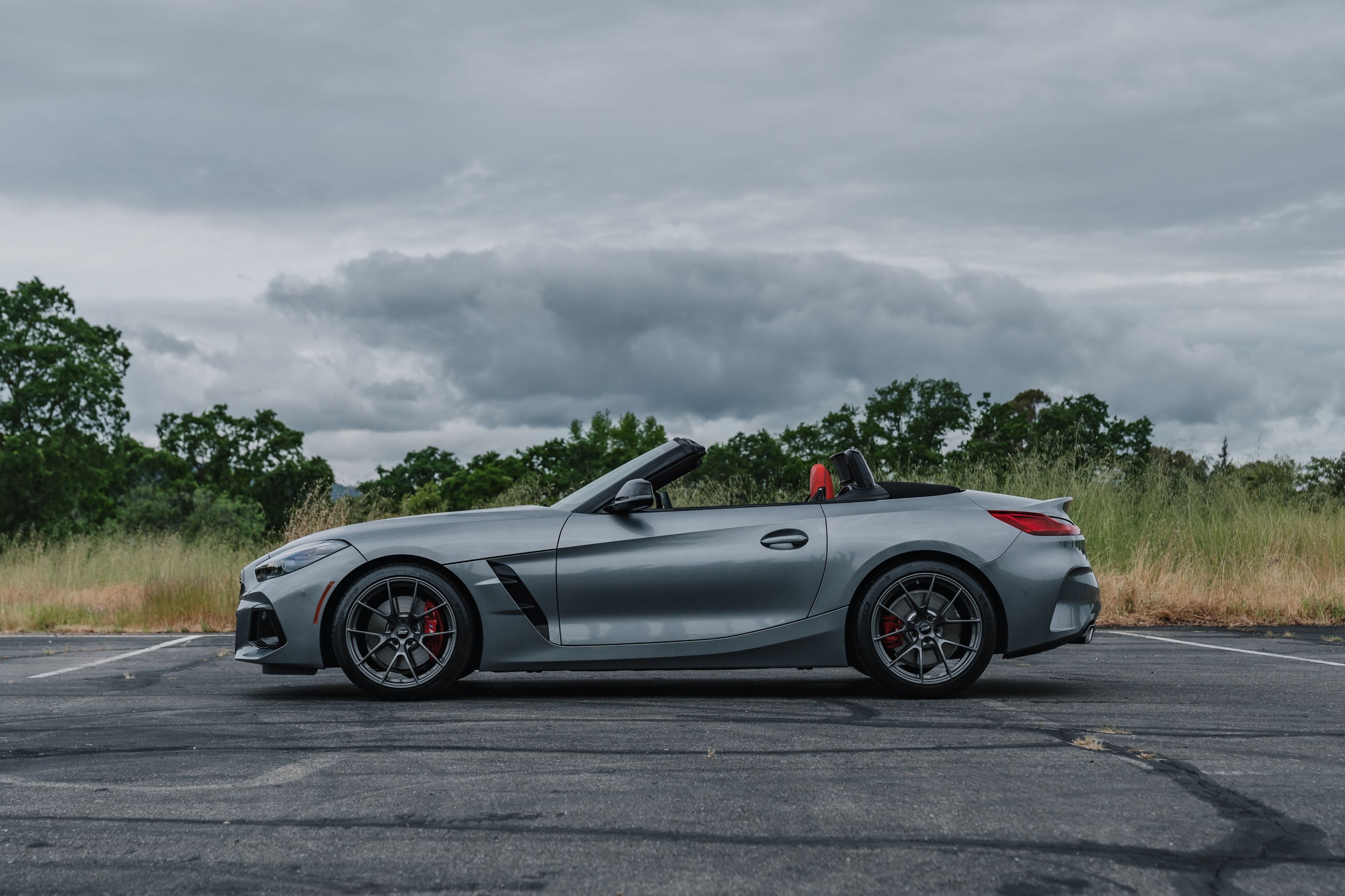 Grey BMW G29 Z4 with 19" VS-5RS Apex wheels in Anthracite