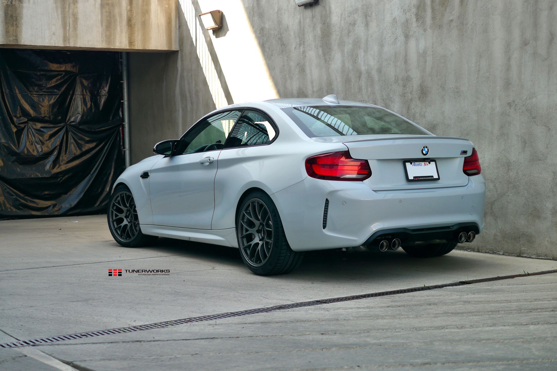 BMW F87 M2 with 19" EC-7 in Anthracite