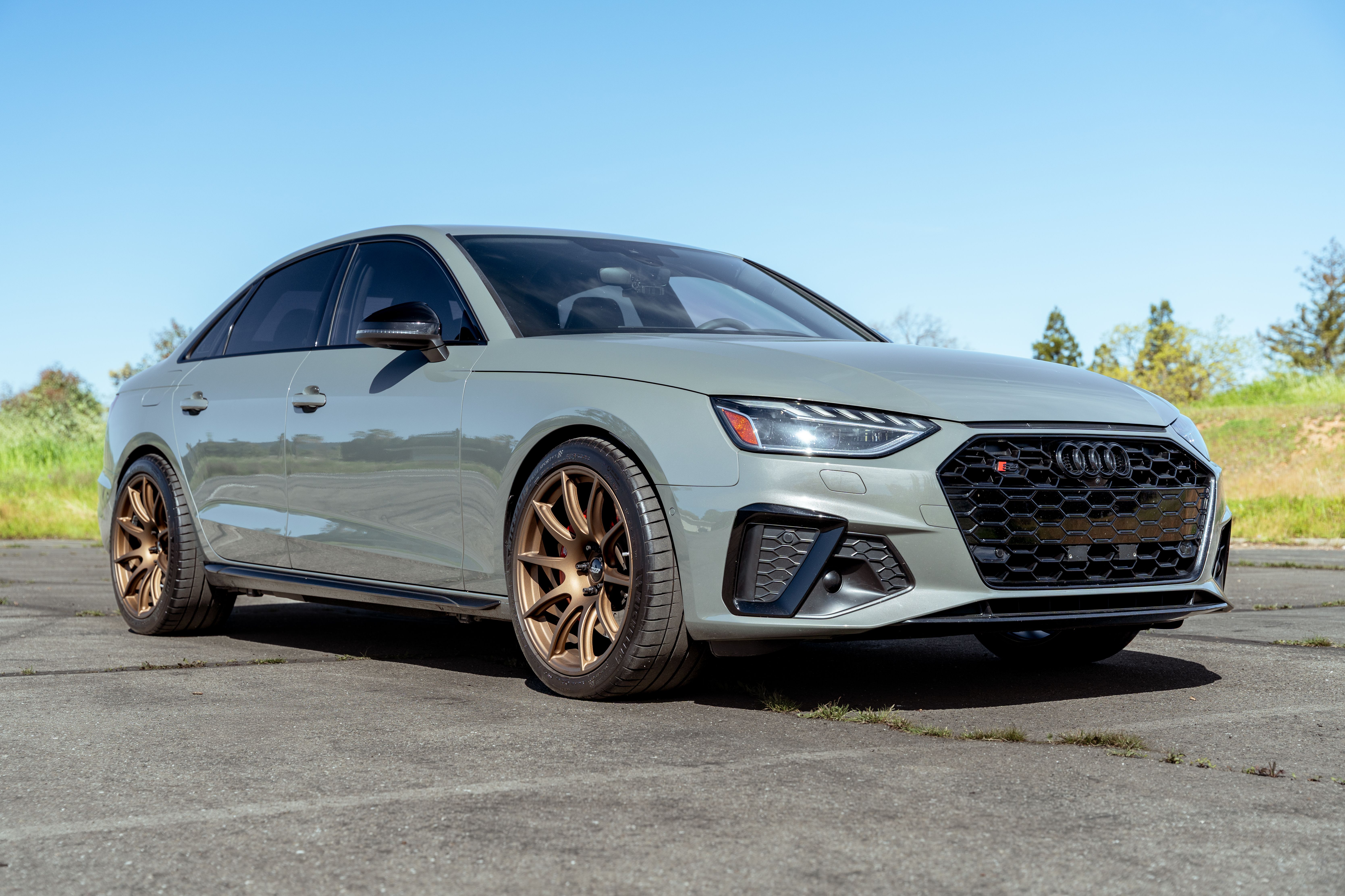 Grey Audi S4 - SM-10 in Satin Bronze