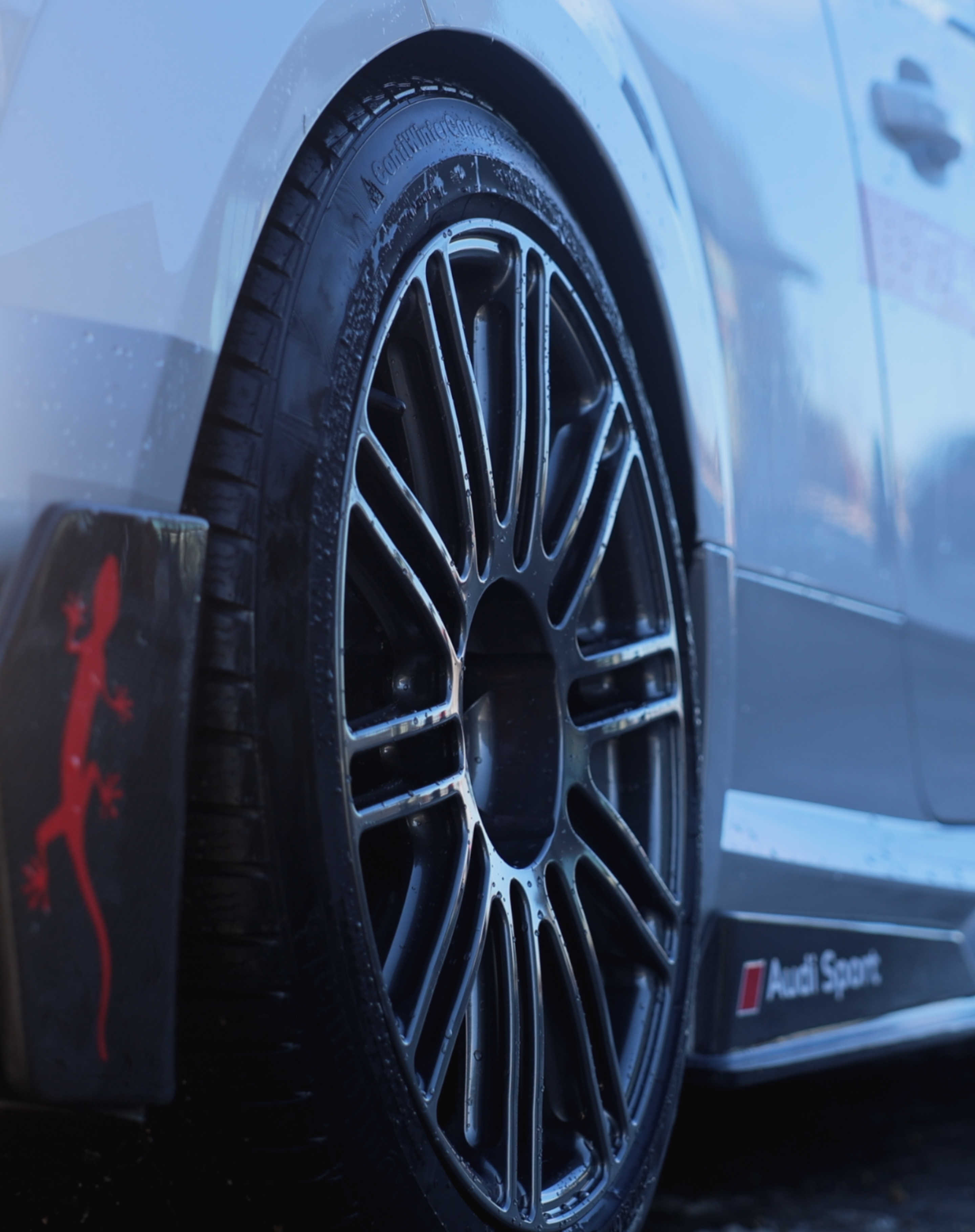 Race Livery Audi FV/8S TT RS with 18" TC-10RT Apex wheels in Anthracite