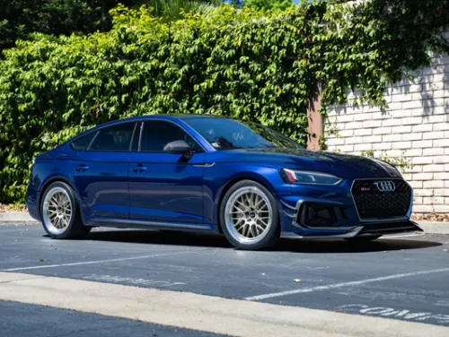 Blue Audi RS 5 - ML-10RT in Machined Lip Gloss Motorsport Gold