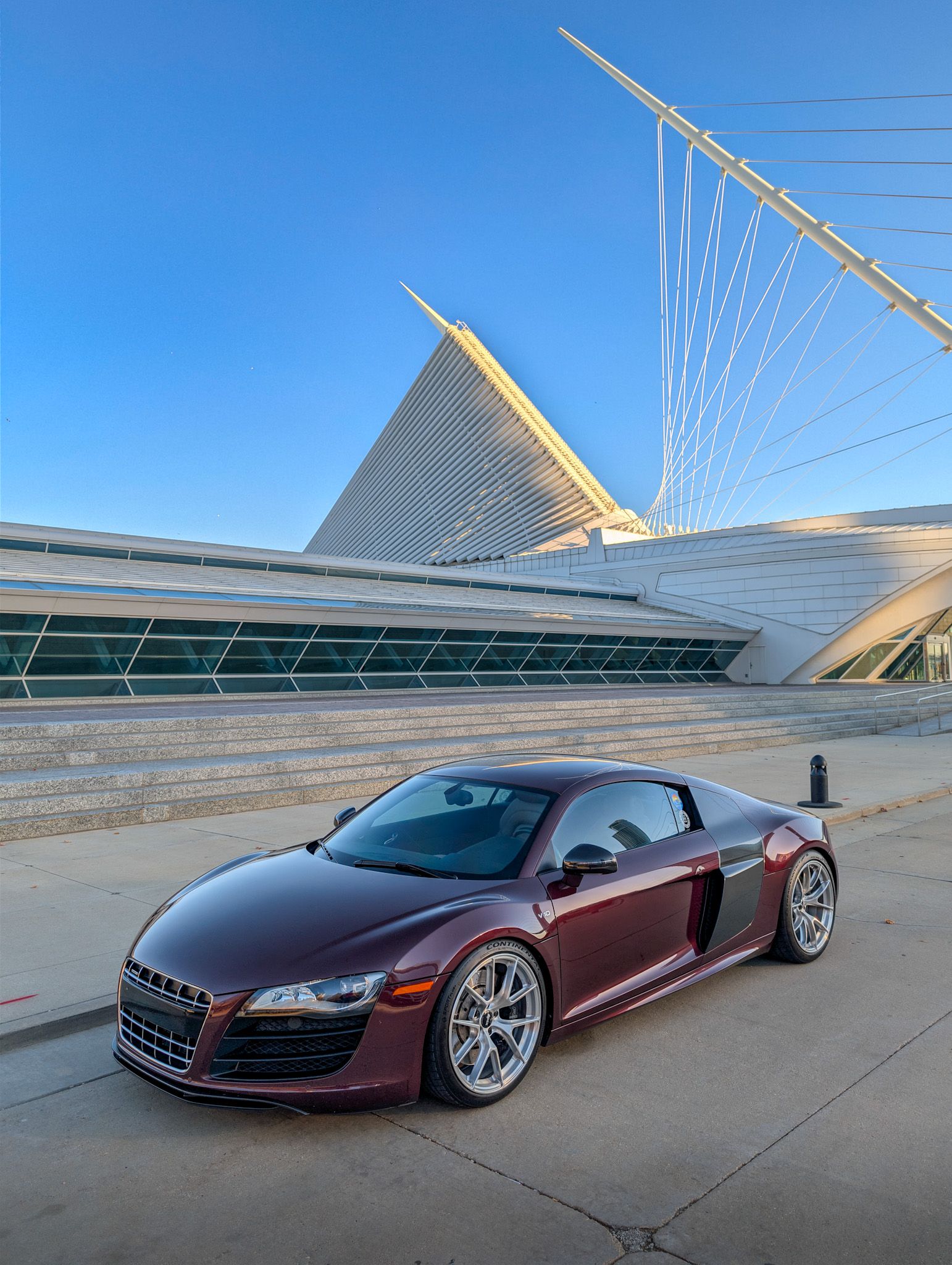 Purple Audi R8 - VS-5RS in Brushed Clear