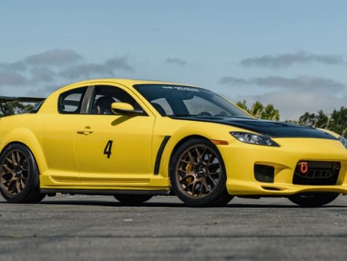 Yellow Mazda RX-8 - EC-7 in Satin Bronze