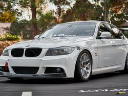 White BMW 3 Series - EC-7R in Brushed Clear