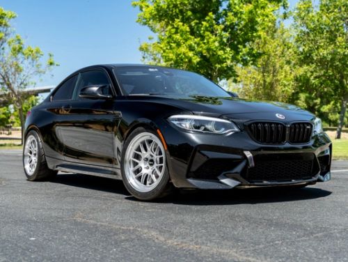 Black BMW M2 - ML-7RT in Machined Lip Race Silver