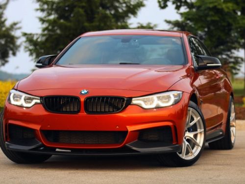 Orange BMW 4 Series - VS-5RS in Brushed Clear