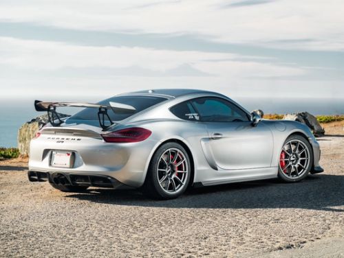 Silver Porsche Cayman - SM-10 in Anthracite