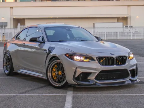 Silver BMW M2 - ML-10RT in Machined Lip Anthracite
