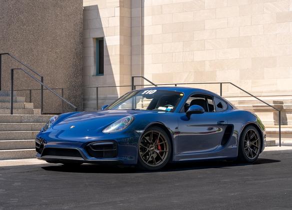Porsche 981 Cayman GTS with 18" VS-5RS in Satin Bronze