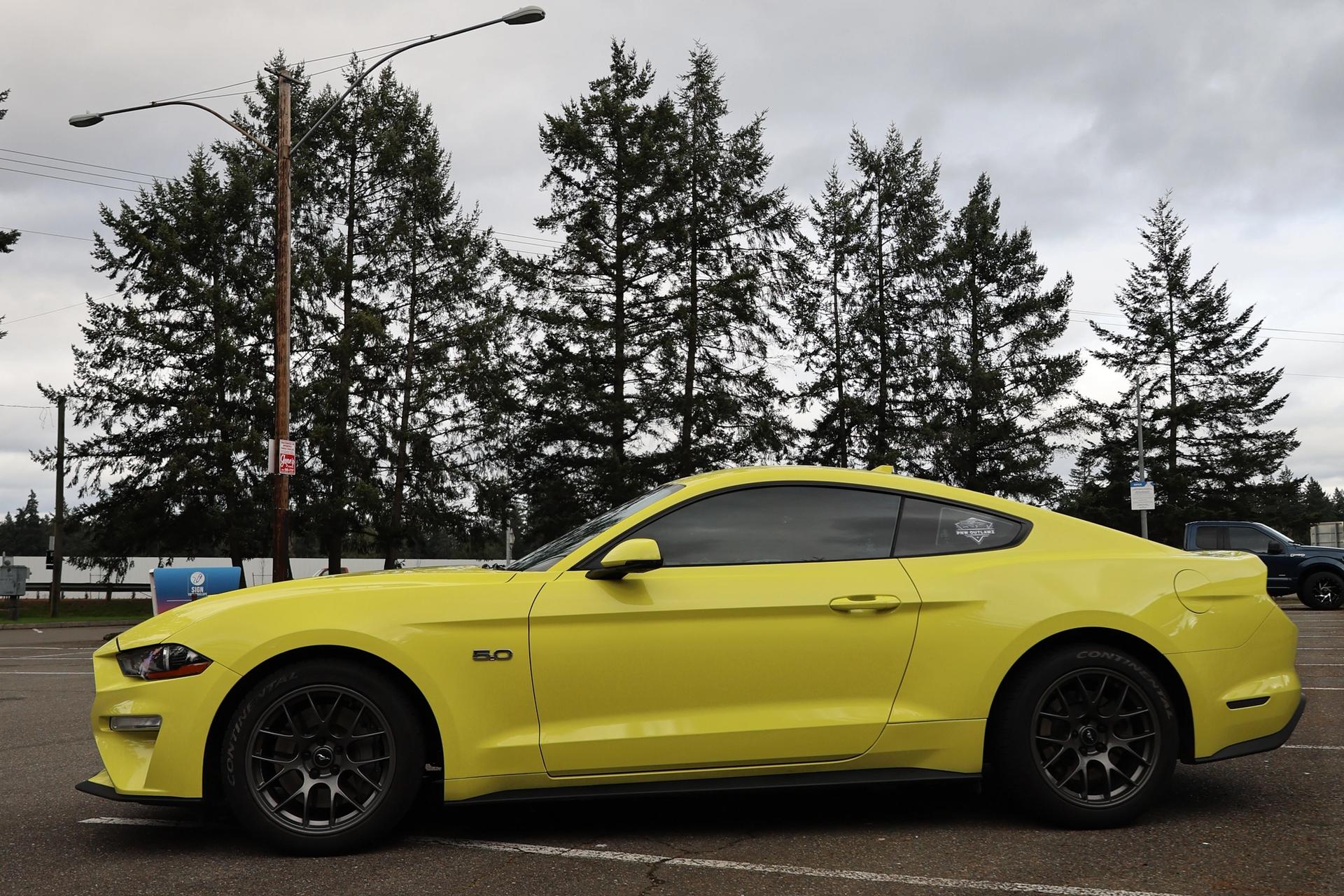 Ford S550 Mustang GT with 18" EC-7 in Anthracite