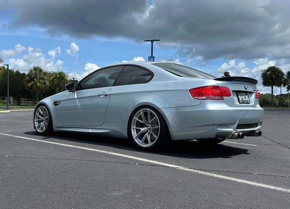 BMW E92 Coupe M3 with 19" VS-5RS in Brushed Clear
