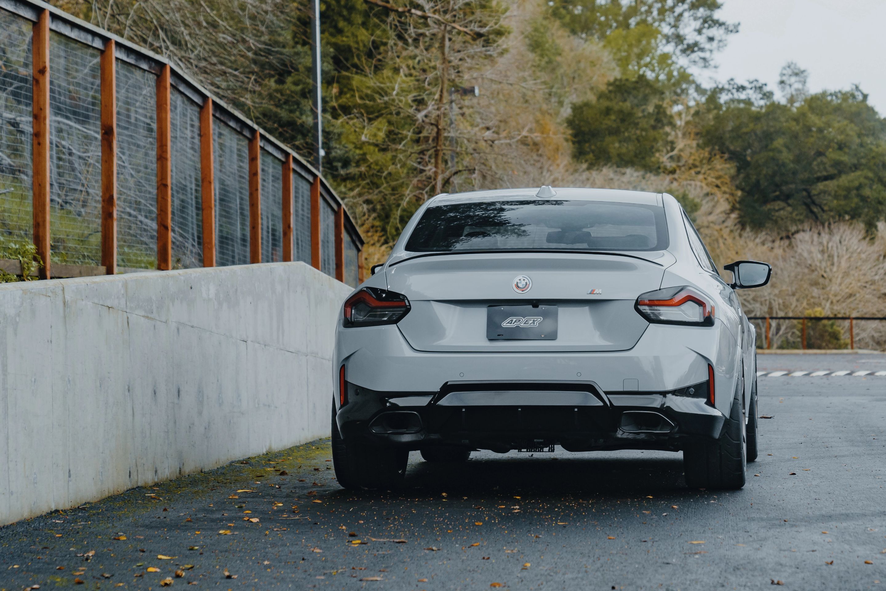 Grey BMW G42 2 Series with 19" VS-5RS Apex wheels in Satin Bronze