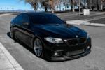 BMW F10 Sedan 5 Series with 19" VS-5RS in Brushed Clear