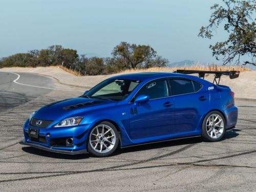Blue Lexus IS - VS-5RS in Brushed Clear