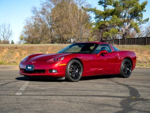 Red Chevrolet Corvette - VS-5 in Satin Black