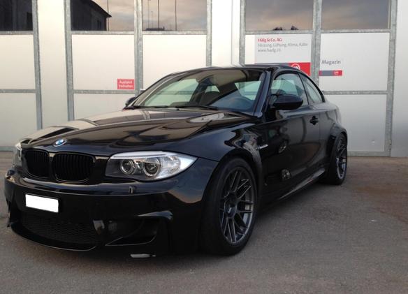 BMW E82 1M with 18" ARC-8 in Anthracite
