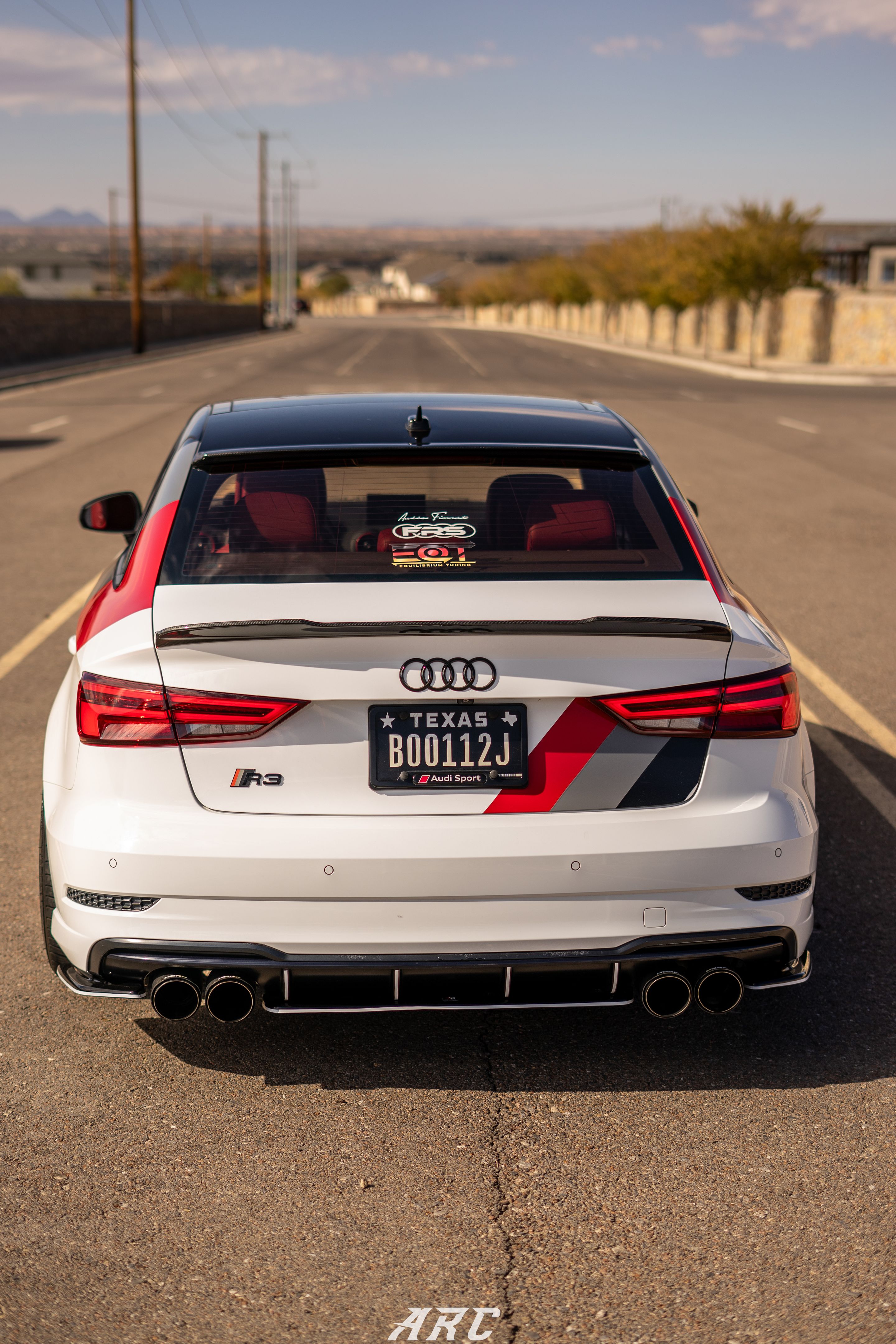 Race Livery Audi 8V A3 with 18" ML-10RT Apex wheels in Machined Lip Gloss Motorsport Gold