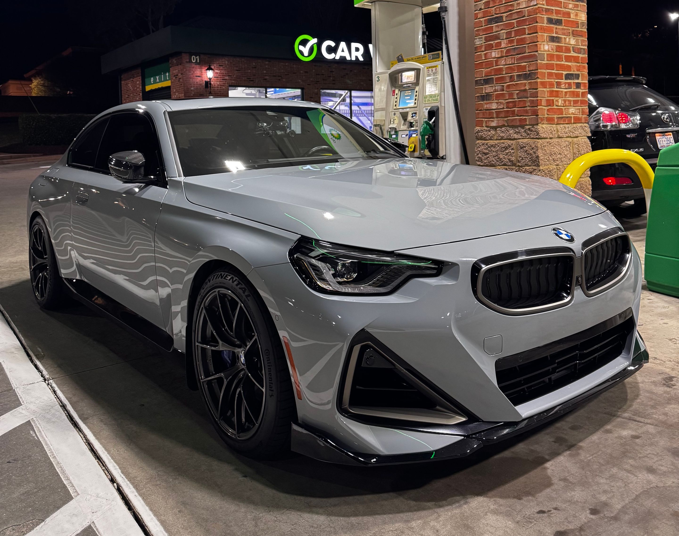 Grey BMW G42 2 Series with 19" VS-5RS Apex wheels in Anthracite