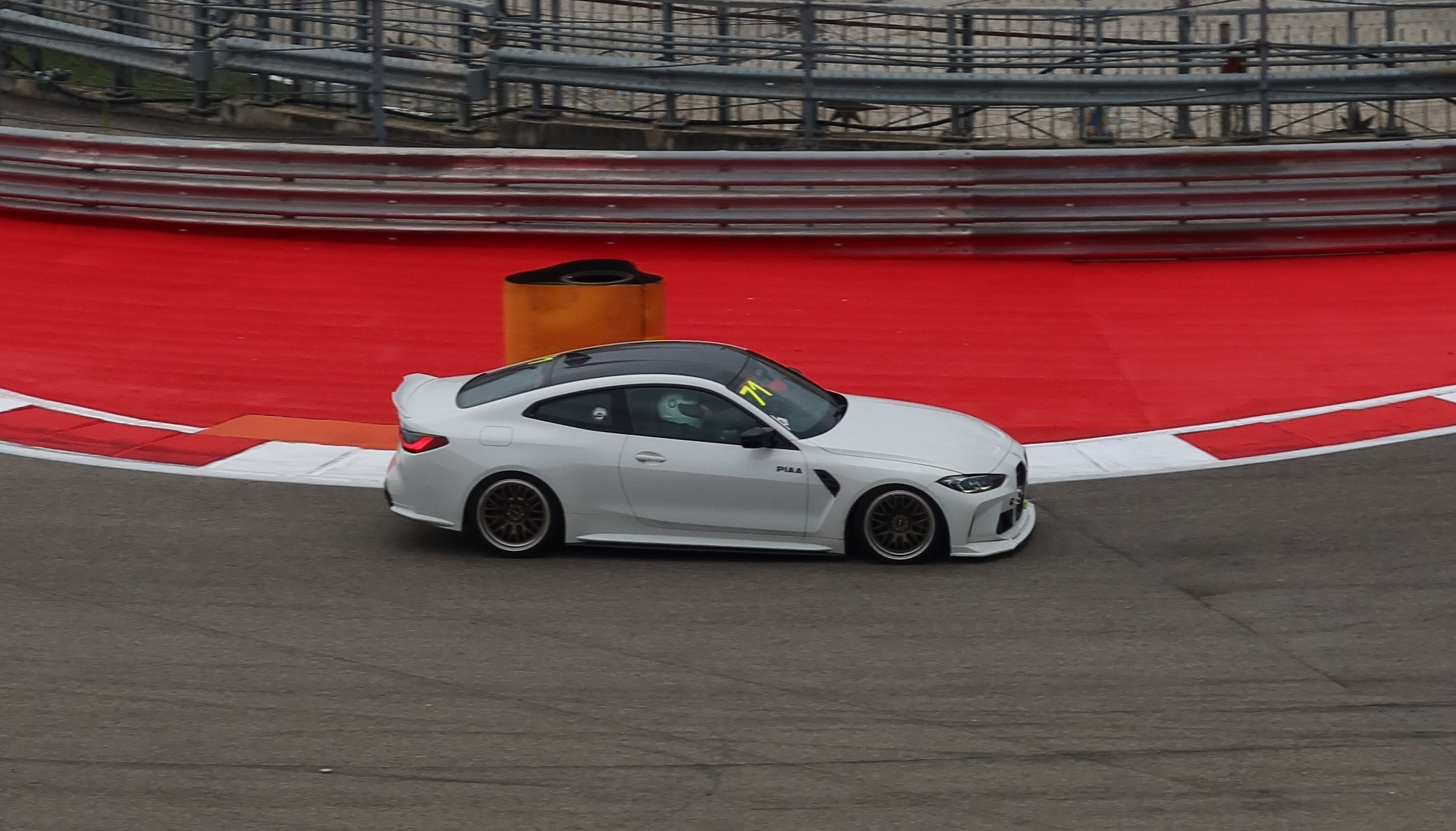 White BMW G82 Coupe M4 with 19"/20" ML-10RT Apex wheels in Machined Lip Gloss Motorsport Gold
