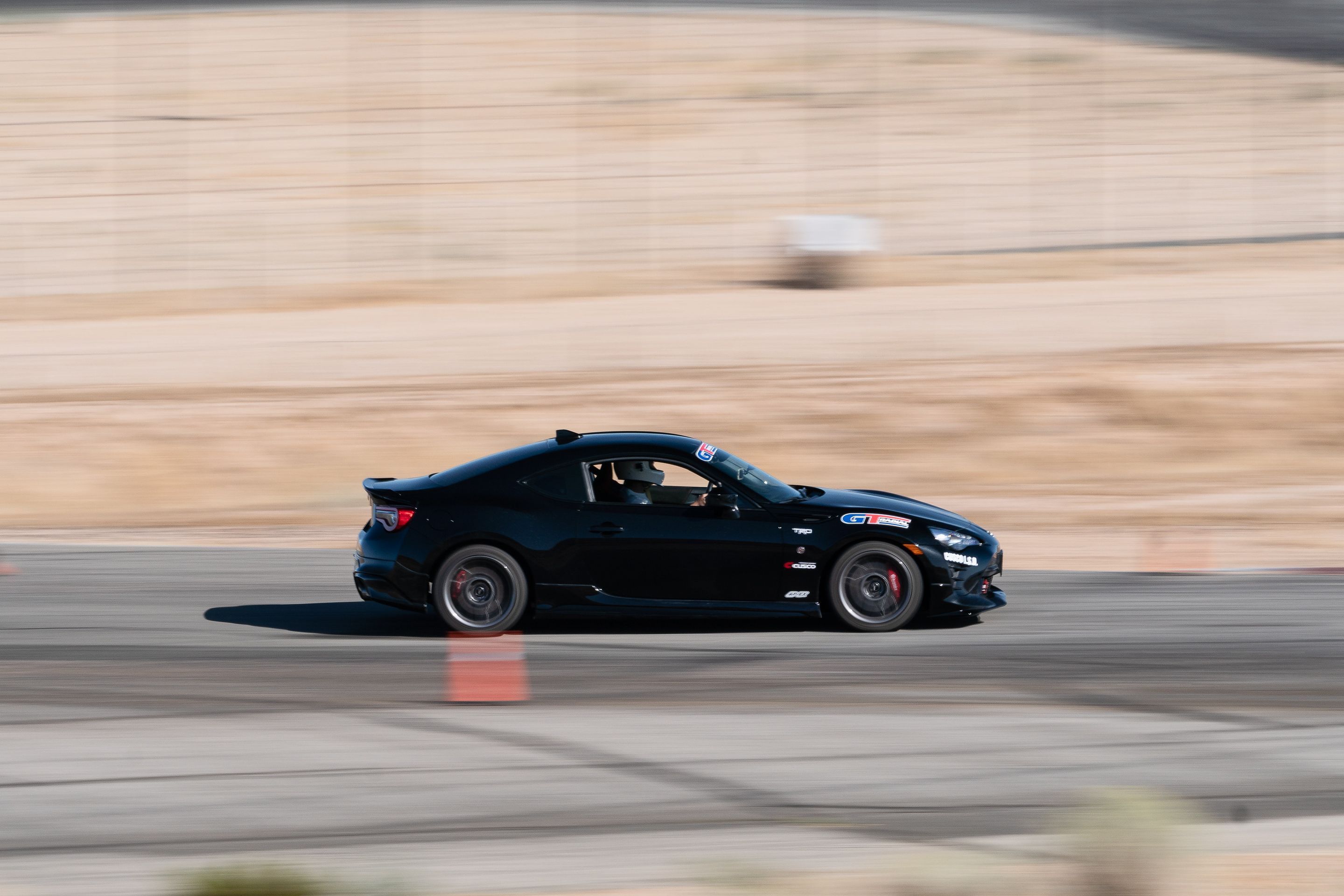 Black Toyota 86 / GT86 / FT86 with 17" ARC-8 Apex wheels in Anthracite