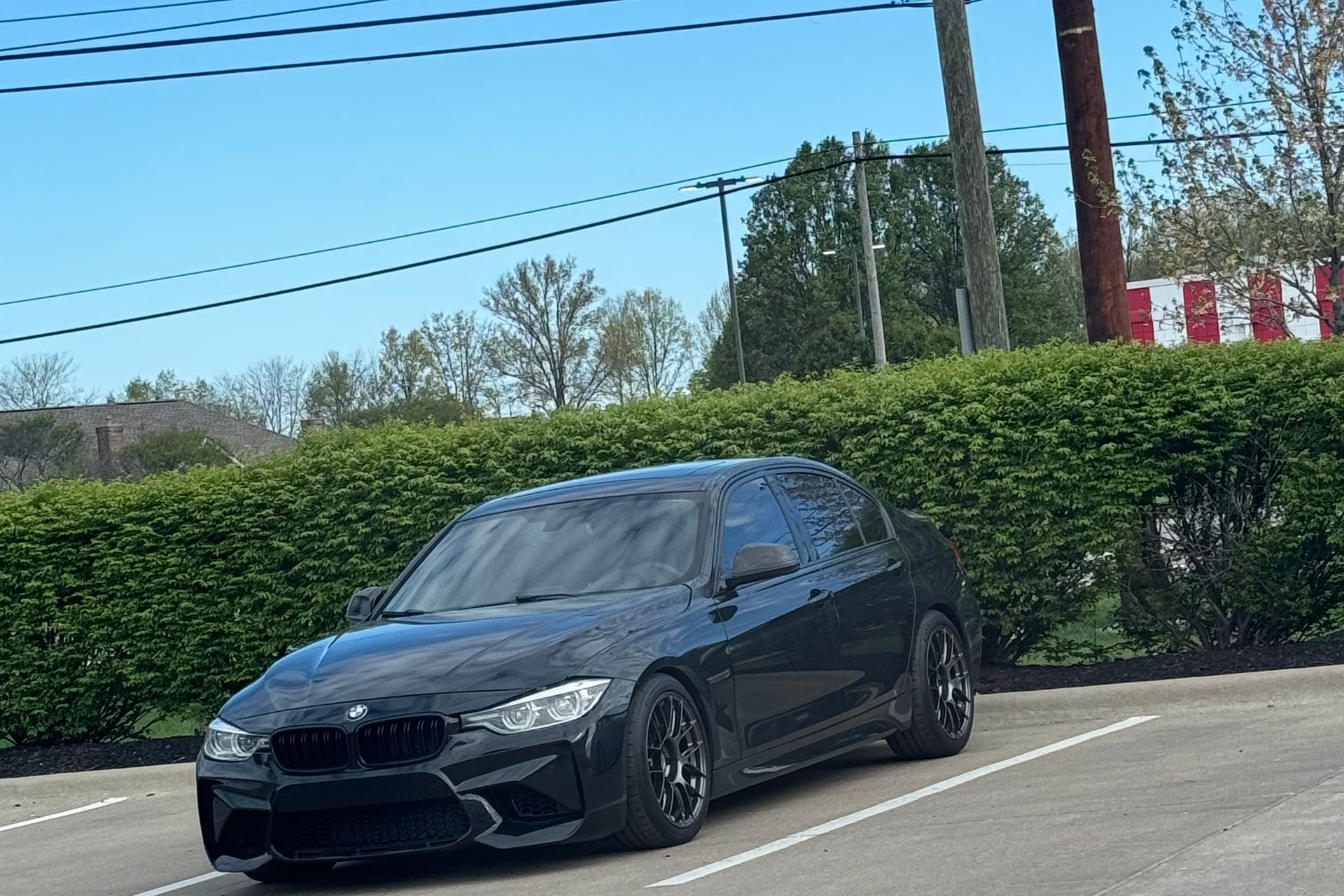 BMW F30 Sedan 3 Series with 18" EC-7RS in Anthracite