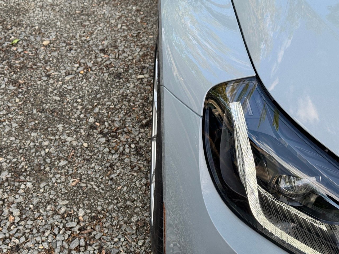 Grey BMW G87 M2 with 19" VS-5 Apex wheels in Race Silver