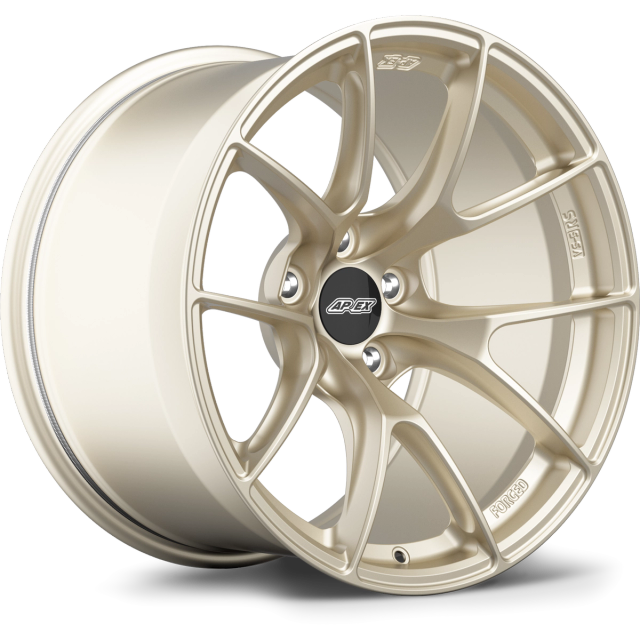 Apex Wheels 18" VS-5RS in Motorsport Gold with Gloss Black center cap
