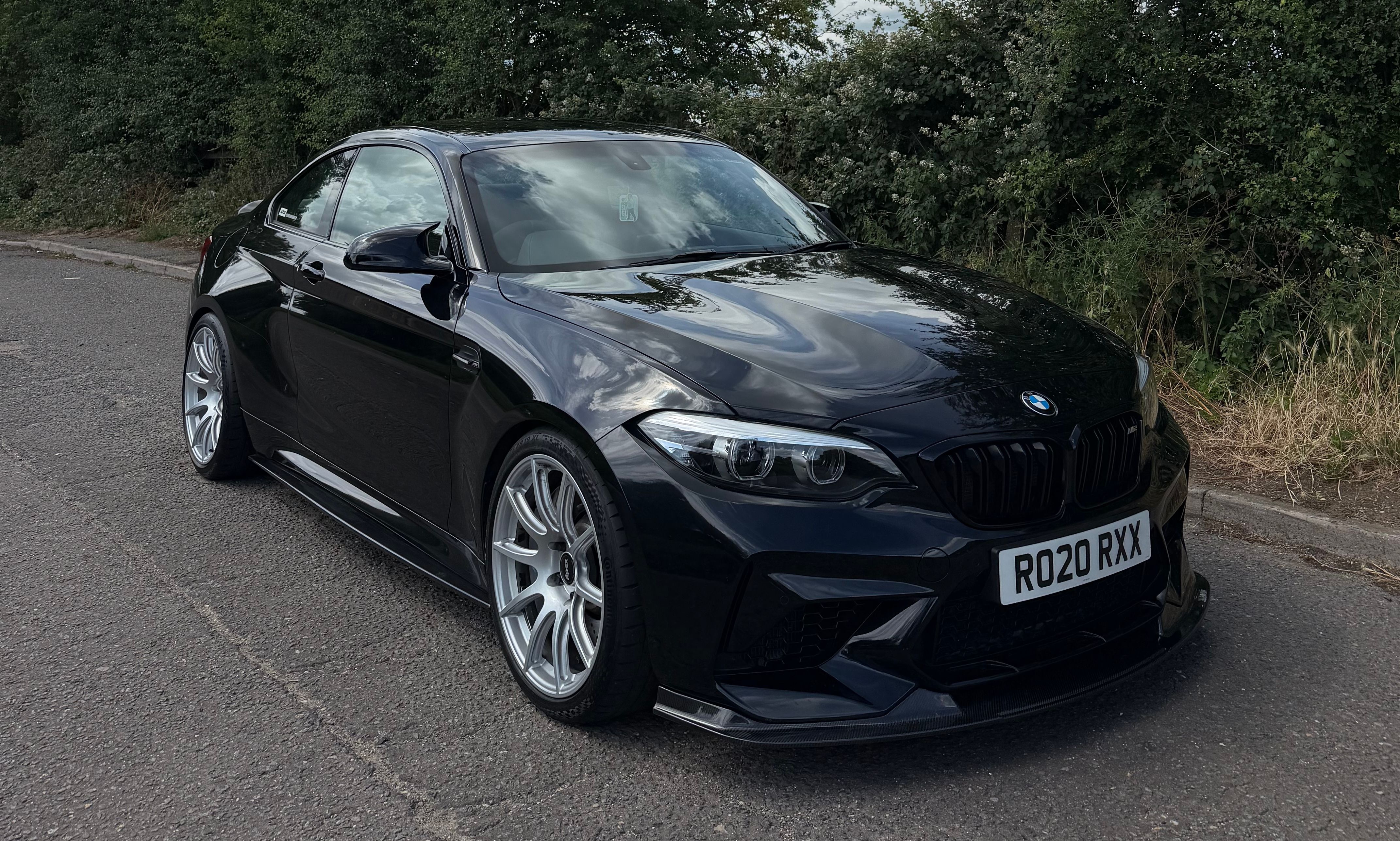 Black BMW M2 - SM-10 in Race Silver
