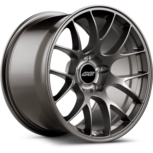 APEX Wheels 18" EC-7 in Anthracite with Gloss Black center cap