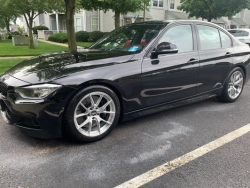 Black BMW 3 Series - VS-5RS in Brushed Clear