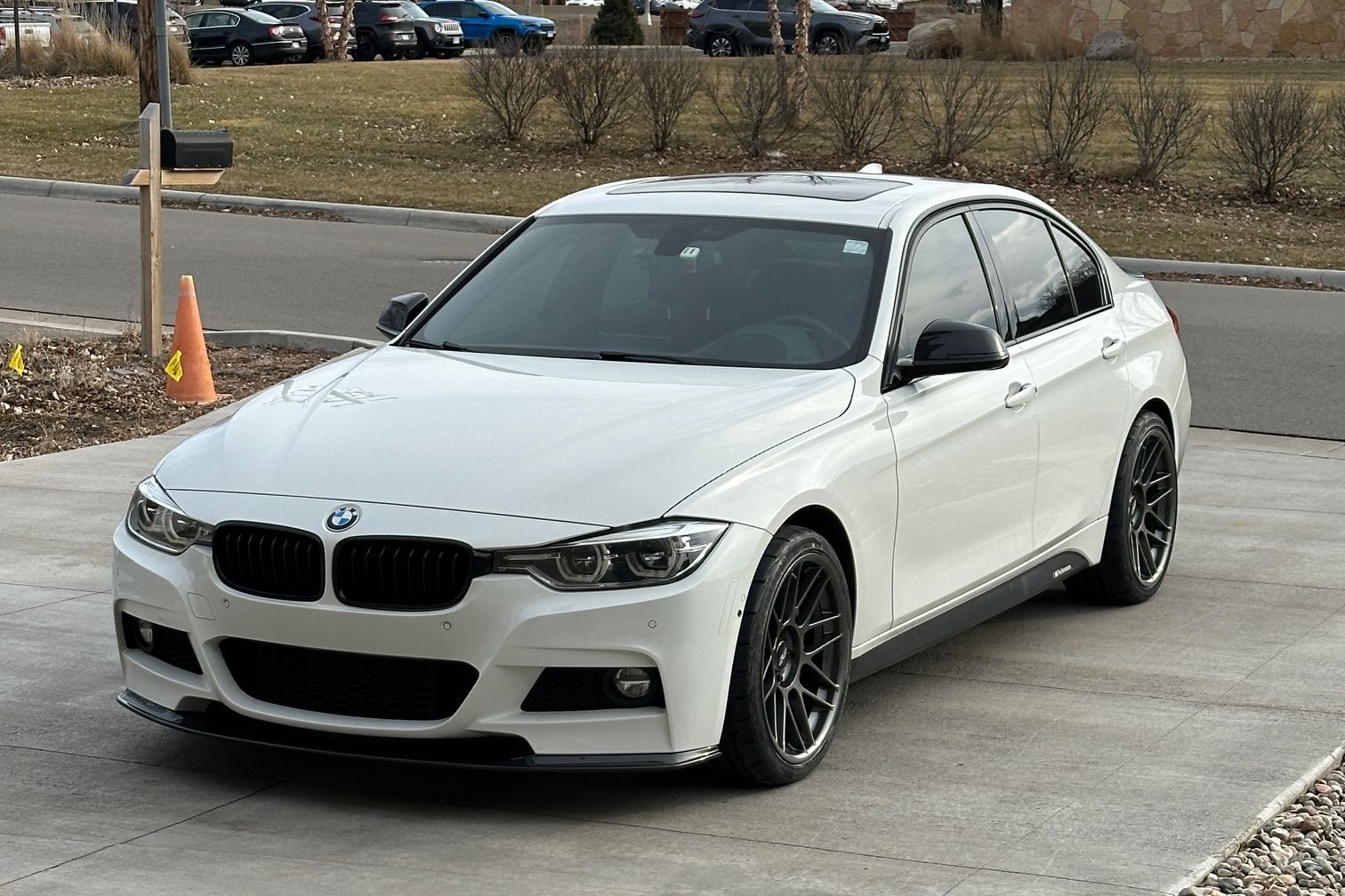 BMW F30 Sedan 3 Series with 19" ARC-8 in Anthracite