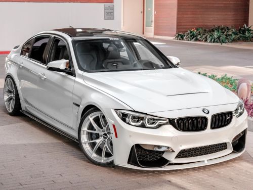 White BMW M3 - VS-5RS in Brushed Clear