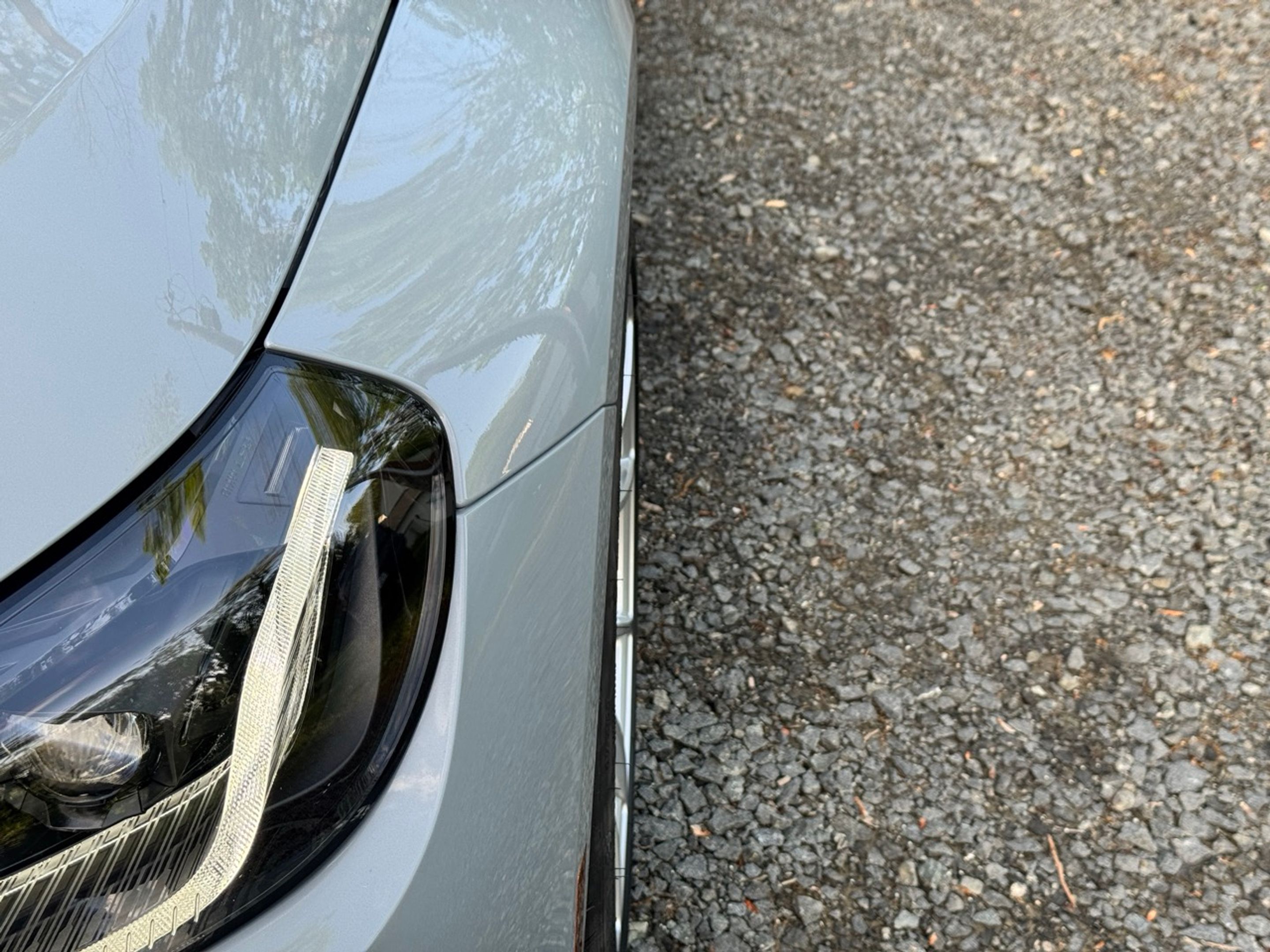 Grey BMW G87 M2 with 19" VS-5 Apex wheels in Race Silver