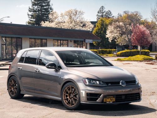 Grey VW Golf R - SM-10 in Satin Bronze