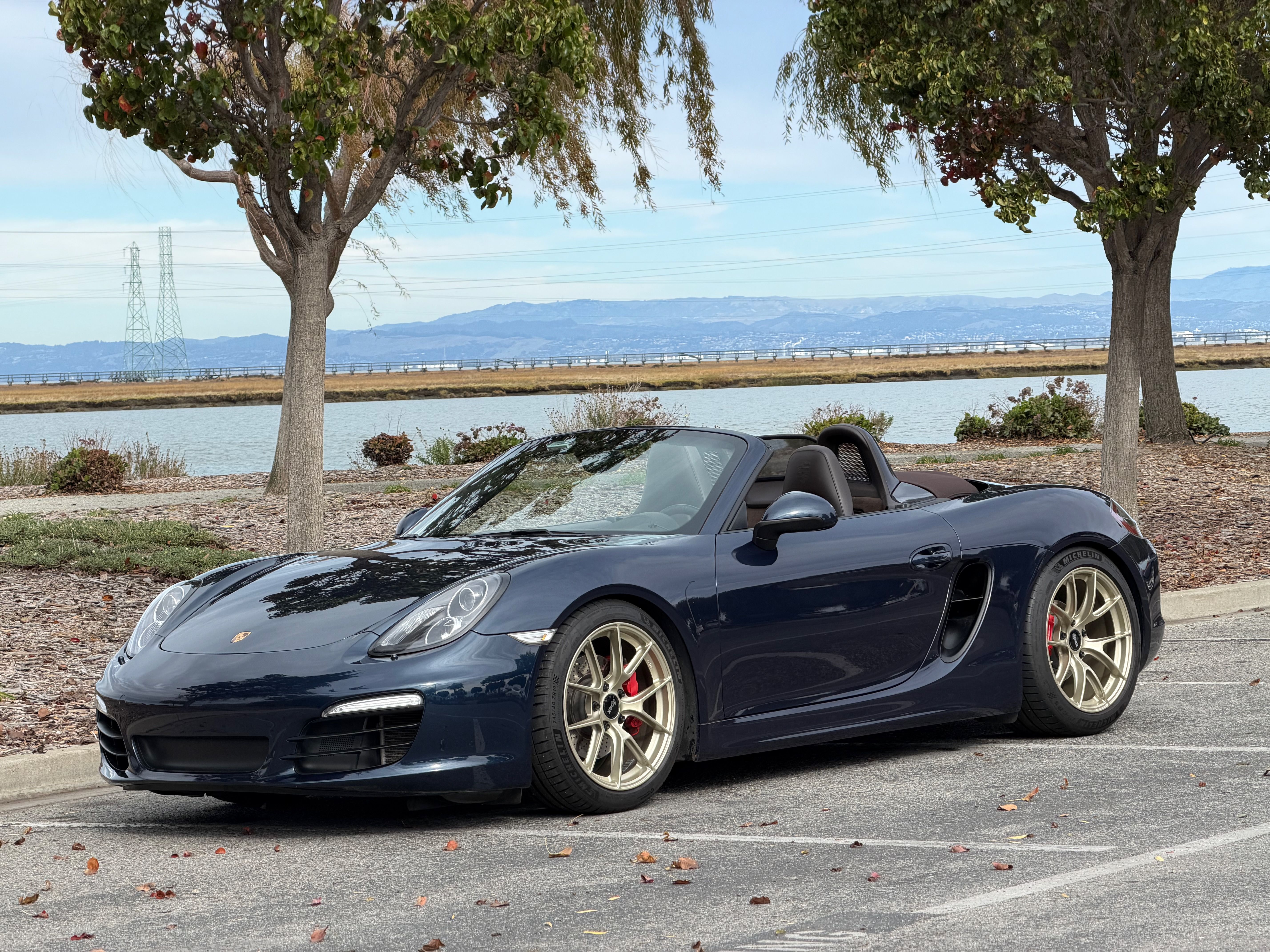 Blue Porsche Boxster - VS-5RS in Motorsport Gold
