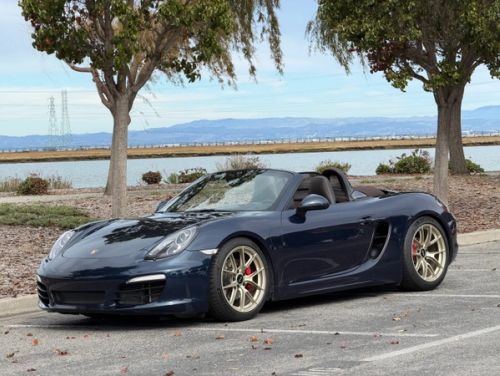 Blue Porsche Boxster - VS-5RS in Motorsport Gold