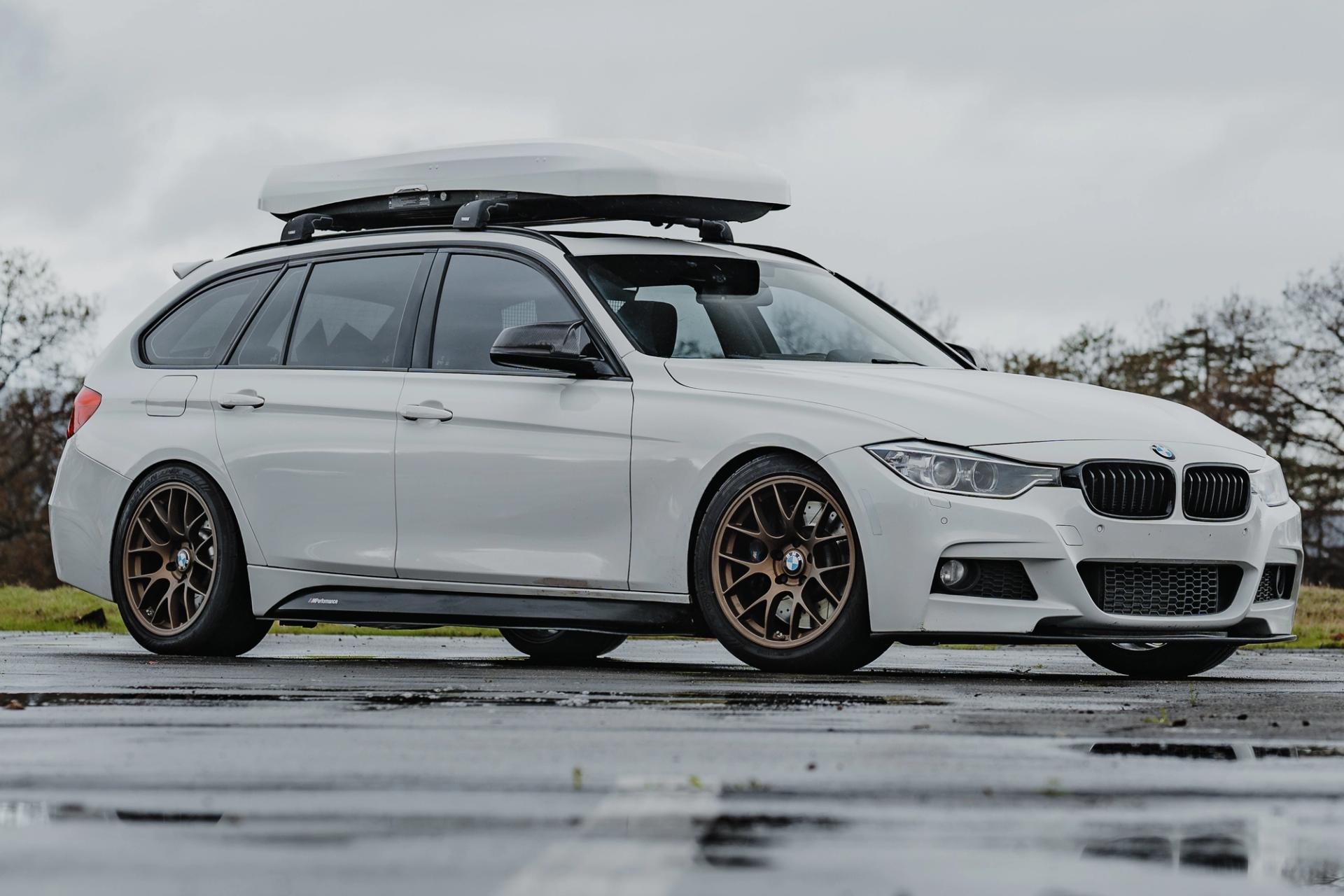 BMW F31 Wagon 3 Series with 18" EC-7 in Satin Bronze