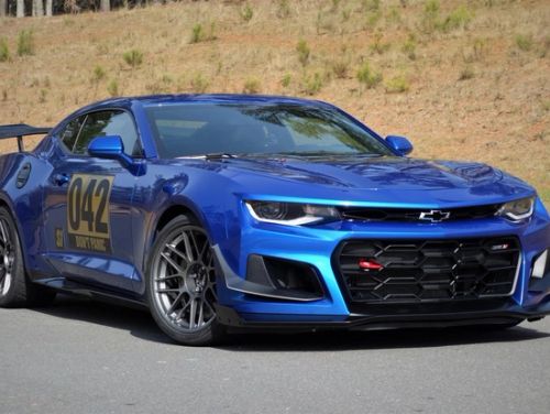 Blue Chevrolet Camaro - ARC-8 in Anthracite