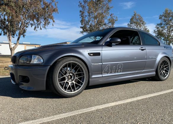BMW E46 M3 with 18" ARC-8 in Anthracite