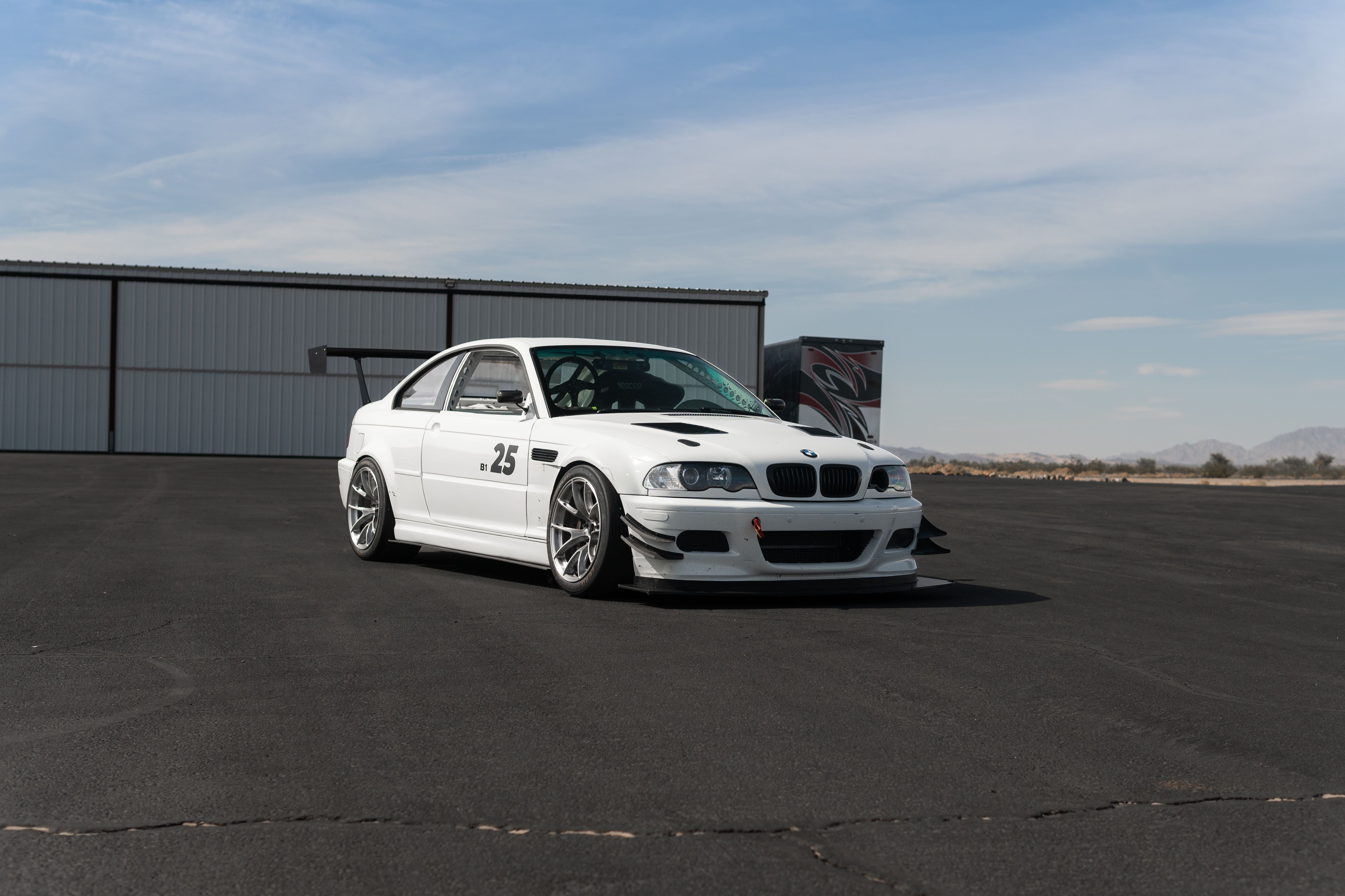 BMW E46 M3 with 18