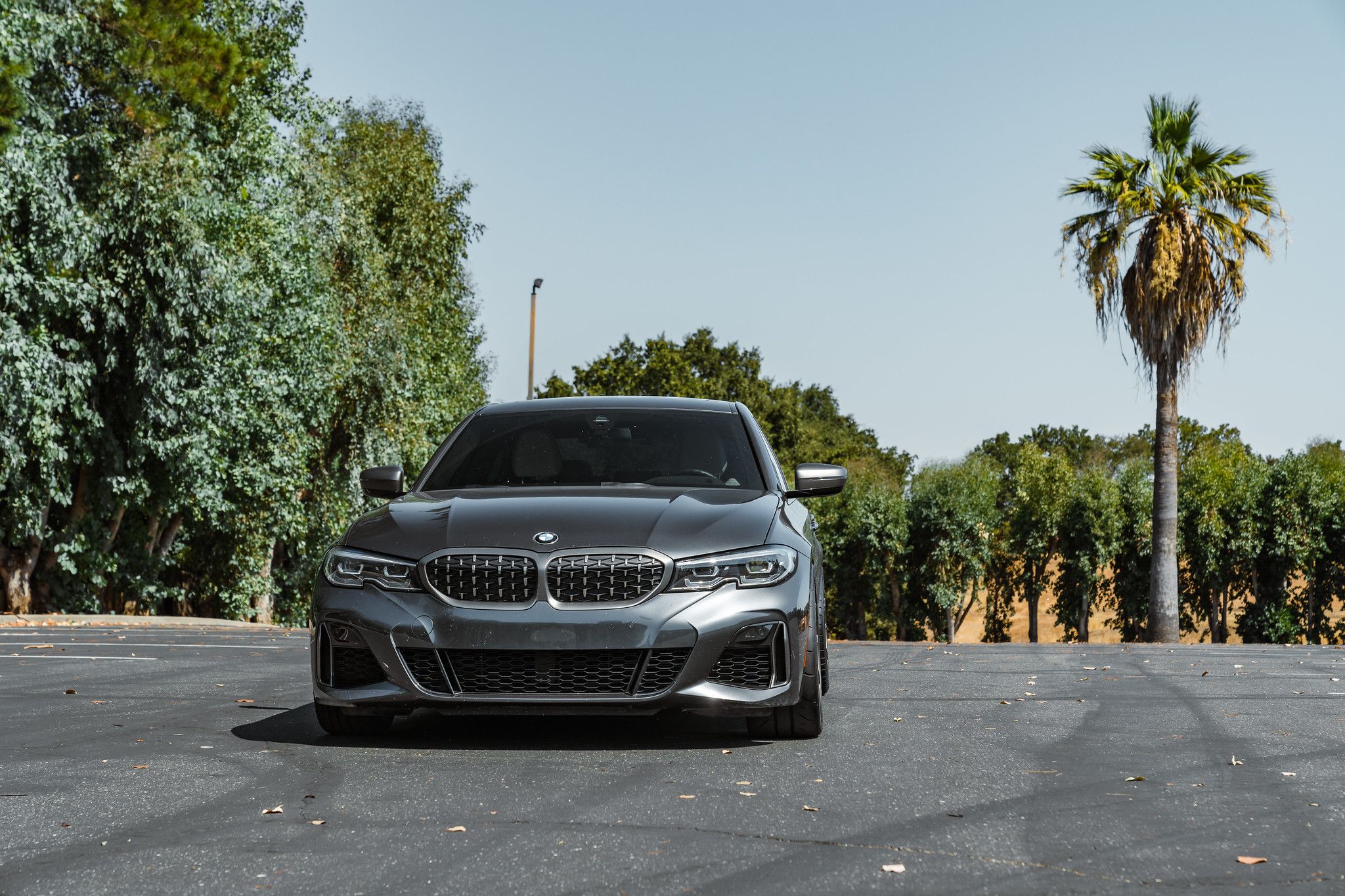 Grey BMW G20 Sedan 3 Series with 19" VS-5RS Apex wheels in Satin Bronze